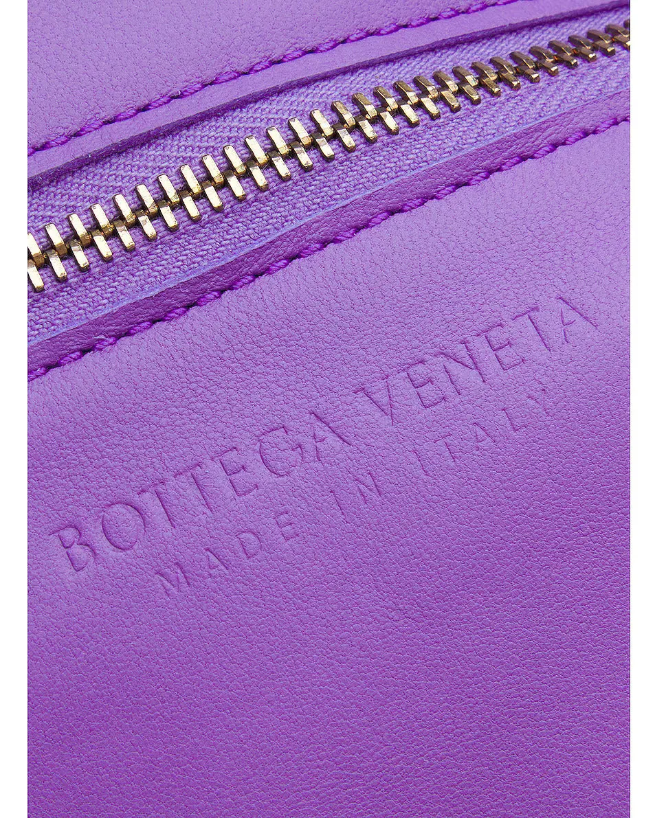 Bottega Veneta Cassette Maxi Intrecciato Leather Crossbody Bag