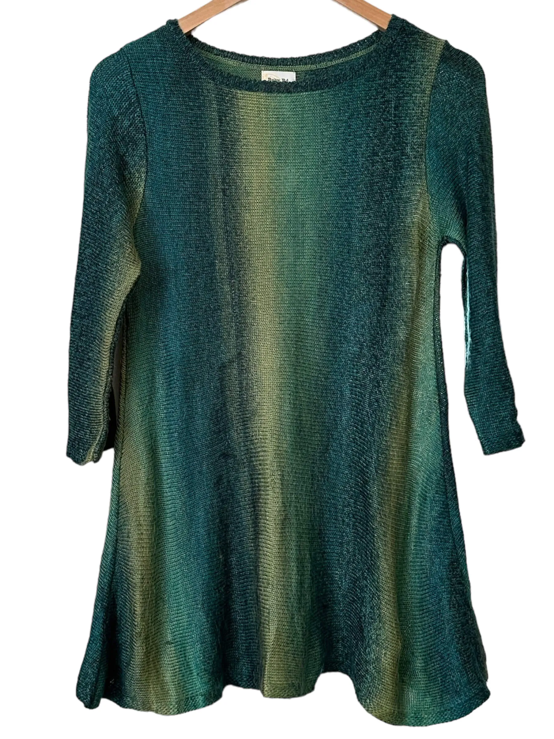 Dark Autumn Watercolor Knit Tunic