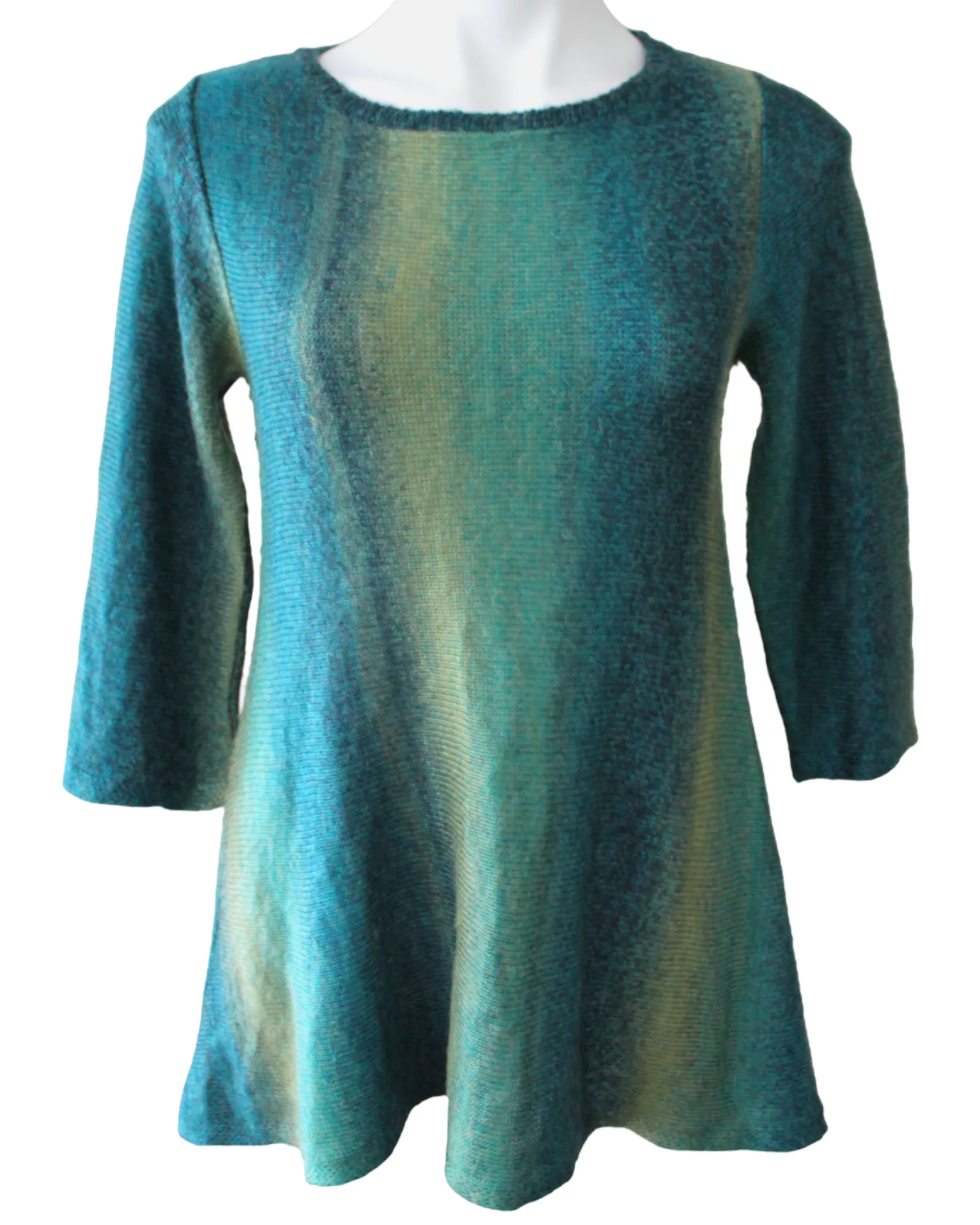 Dark Autumn Watercolor Knit Tunic