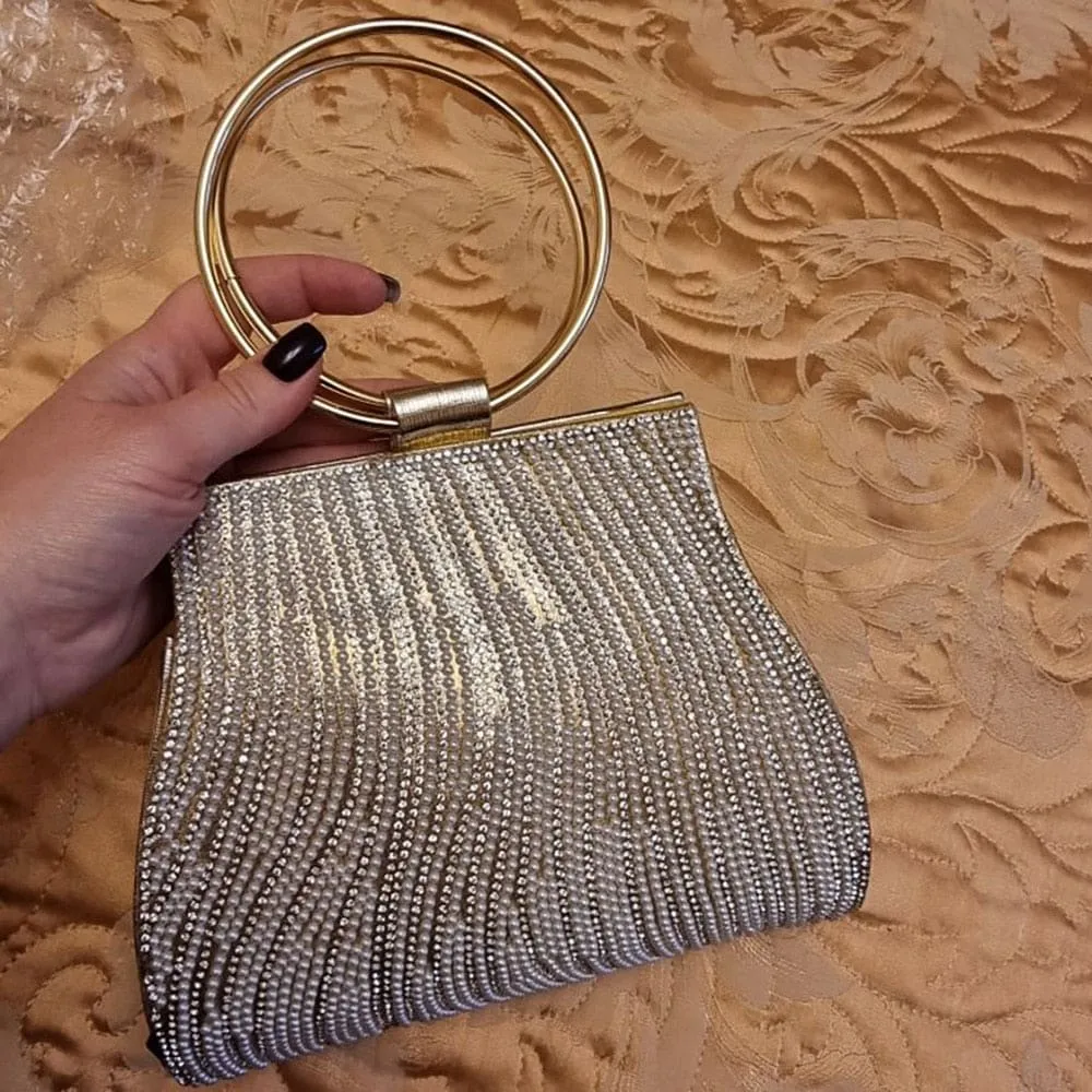 Diamond Rhinestone Clutch Crystal Party Bag For Woman