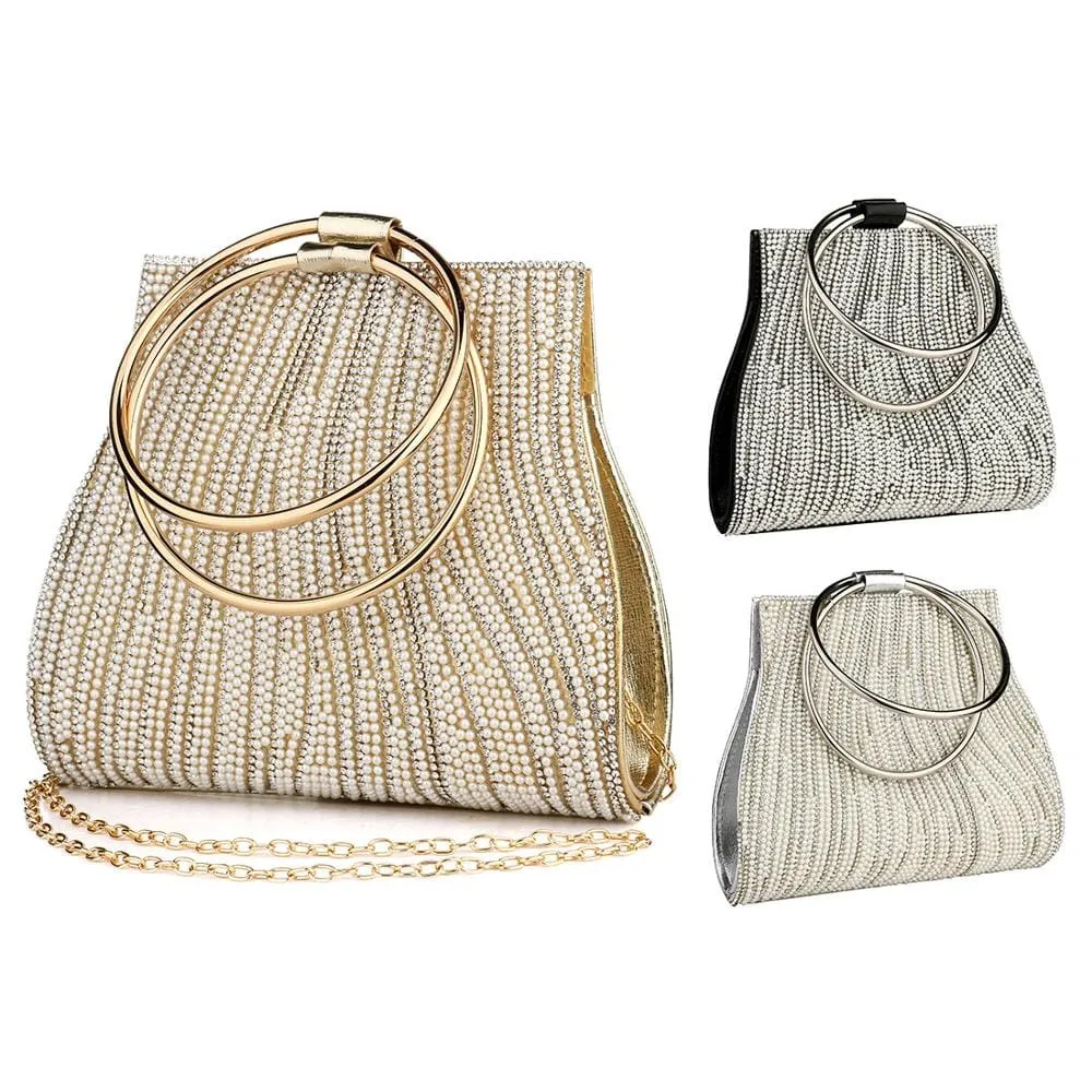 Diamond Rhinestone Clutch Crystal Party Bag For Woman