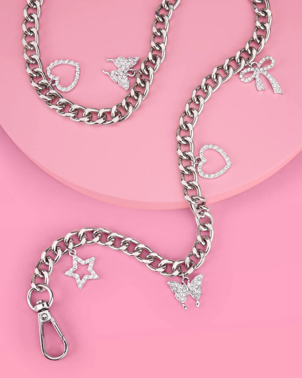 Good Idea Concert Strap - 23" chain   rhinestone charms