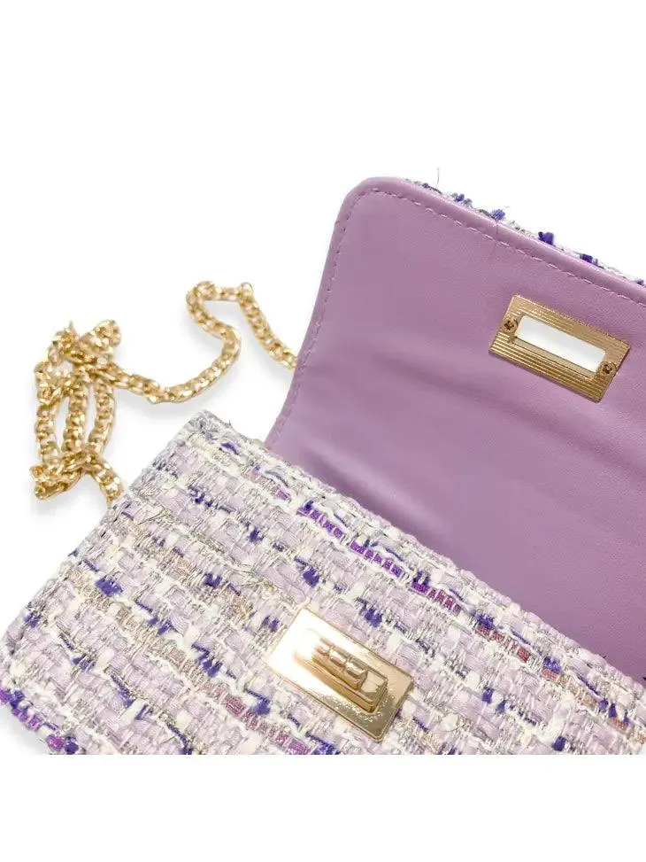 Handbag | Teddy and Bow Tweed Purse | Doe a Dear
