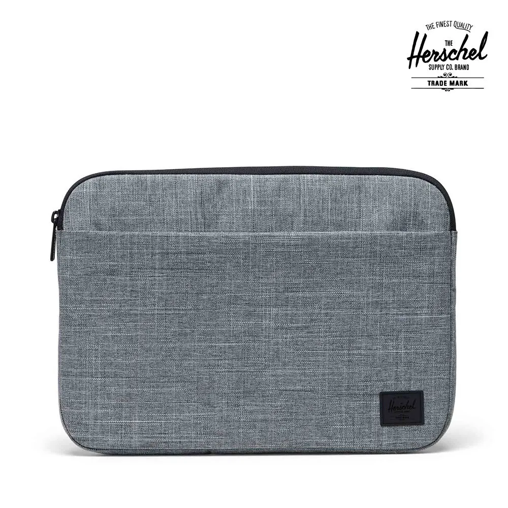 Herschel Denman 14 Inch Sleeve Tech Bags - Raven Crosshatch