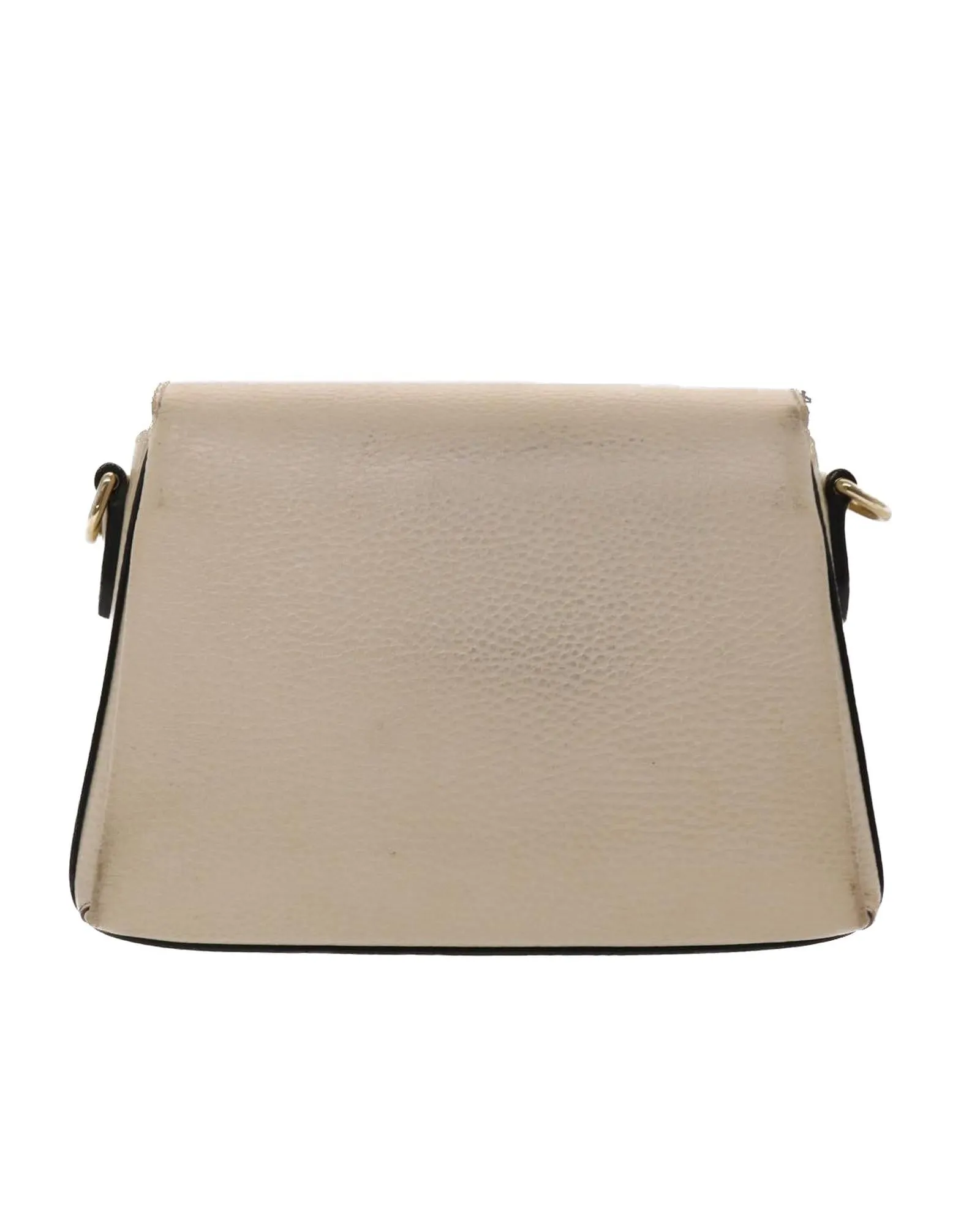Interlocking Chain Shoulder Bag Leather
