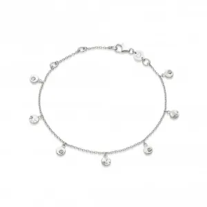 Isla Fossil Charm Sterling Silver Bracelet SBR02_SLV