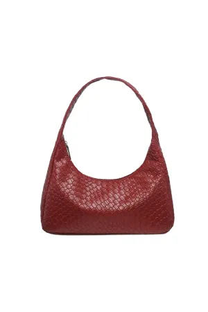Jack Shoulder Bag (Burgundy Red)