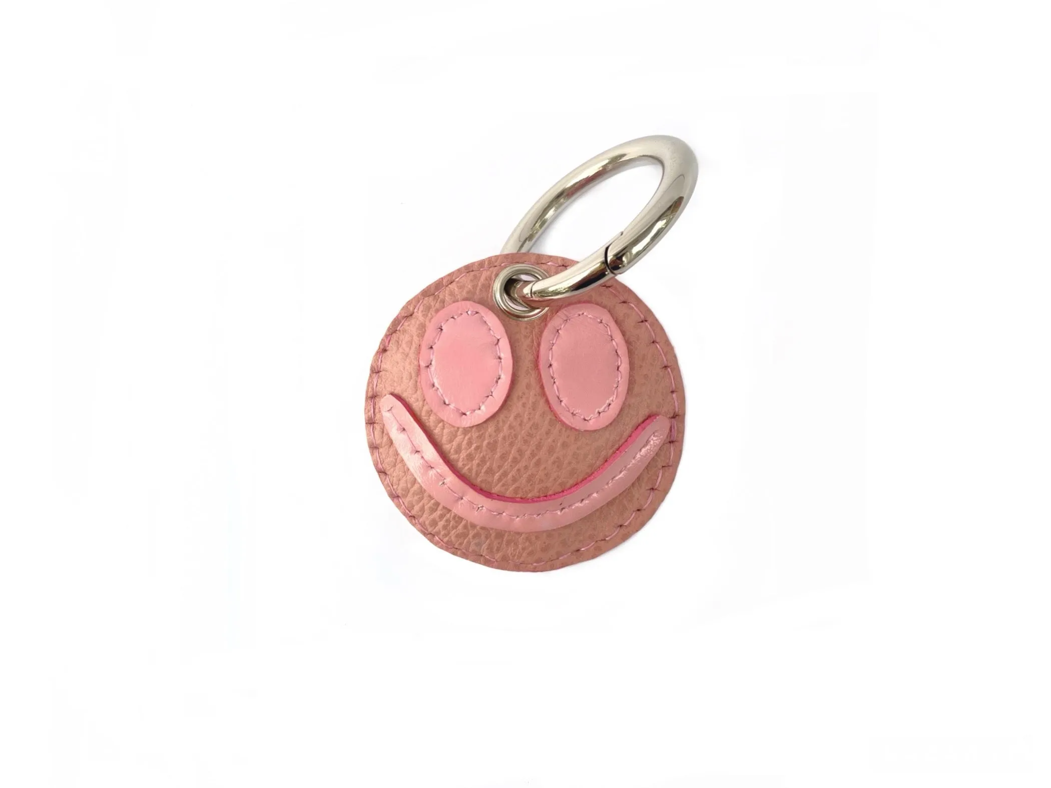 PINK SMILEY FACE CHARM