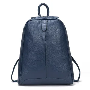 Stylish Genuine Leather Women's Backpack by ZENCY