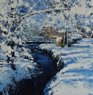 The Bridge, Bournville Park (Giclee Print) framed 3/150